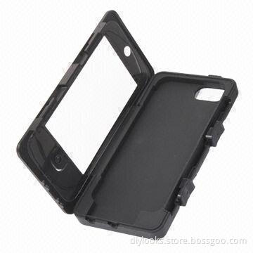 Black Waterproof and Shock-proof Bike Mount Holder Case for iPhone 5